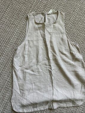 Primark Cream Sleeveless Relaxed Tank Top